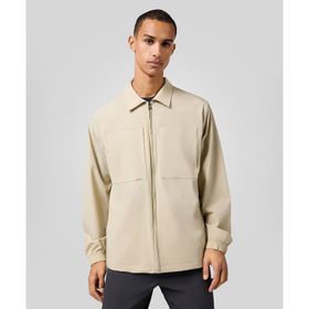 Champion 220835-MS093 C-Tech Long-Sleeve Shirt Bej Erkek Gömlek