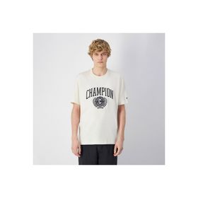 Champion 221174-YS141 Yearbook SS Tee Bej Erkek T-Shirt