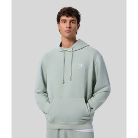 Champion 221176-GS129 Icons Plush Wash Hooded Yeşil Erkek Sweatshirt
