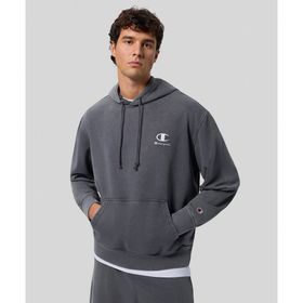 Champion 221176-VS517 Icons Plush Wash Hooded Gri Erkek Sweatshirt