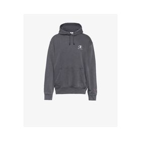 Champion 221176-VS517 Icons Plush Wash Hooded Gri Erkek Sweatshirt
