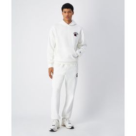 Champion 221195-WW048 Street Varsity Elastic Cuff Pants Beyaz Erkek Eşofman Altı