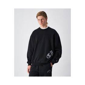 Champion 221209-KK001 Siyah Urban Contemporary Crewneck Erkek Sweatshirt