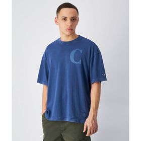 Champion 221250-BS189 Mavi Time Capsule SS Tee Erkek T-shirt