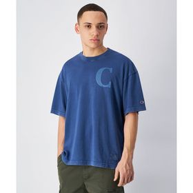 Champion 221250-BS189 Mavi Time Capsule SS Tee Erkek T-shirt