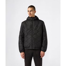 Champion 221556-KK001 Siyah Hooded Jacket Erkek Outdoor Mont