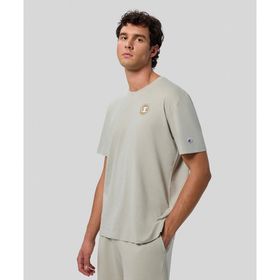 Champion 221566-YS152 Bej High Summer Crewneck Erkek Tişört