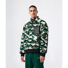 Champion 221644-WL023 Polar Half Zip Top Çok Renkli Erkek Sweatshirt