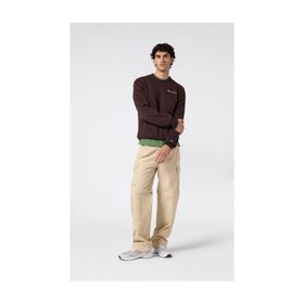 Champion 221792-MS570 Kahverengi Crewneck Erkek Sweatshirt