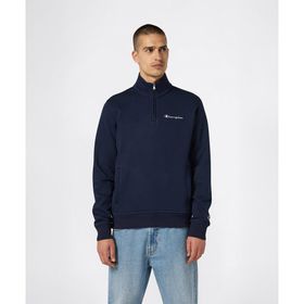 Champion 221797-BS501 Lacivert Half Zip Erkek Sweatshirt
