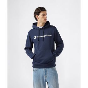 Champion 221809-BS501 Lacivert Script Shop Hooded Erkek Sweatshirt
