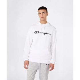Champion 221917-WW001 Beyaz Script Shop Hooded Erkek Sweatshirt