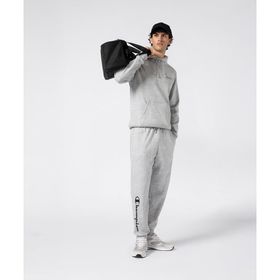 Champion 221920-EM021 Gri Script Shop Rib Cuff Pants Erkek Eşofman Altı