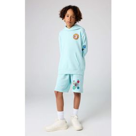 Champion 306706-BS017 Eco Future Bermuda Mavi Unisex Çocuk Şort