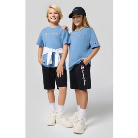 Champion 306888-KK001 Script Shop Shorts Siyah Unisex Çocuk Şort