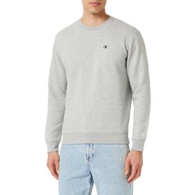 Champion C-Logo Açık Gri Melanj Bisiklet Yaka Erkek Sweatshirt