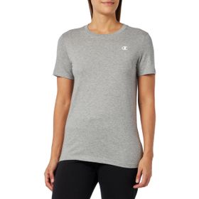 Champion C-Logo Açık Gri Melanj Bisiklet Yaka Kadın Sweatshirt