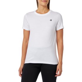 Champion C-Logo Beyaz Bisiklet Yaka Kadın Sweatshirt
