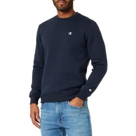 Champion C-Logo Lacivert Bisiklet Yaka Erkek Sweatshirt