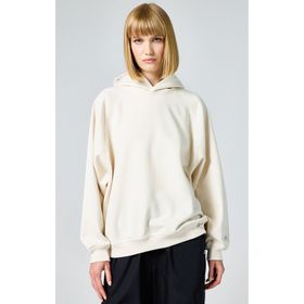 Champion E10001-YS137 Eco Future Hooded Bej Kadın Sweatshirt
