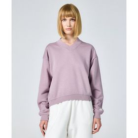 Champion E10007-PS162 Eco Future Crewneck Croptop Mor Kadın Sweatshirt