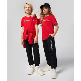Champion Icons Rib 306972-KK001 Siyah Cuff Pants Erkek Çocuk Eşofman Altı