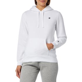 Champion Legacy C-Logo Kapüşonlu Beyaz Kadın Sweatshirt