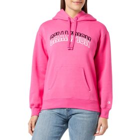 Champion Legacy Color Punch Yazılı Kapüşonlu Fuşya Kadın Sweatshirt