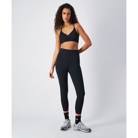 Champion M0371-KK001 Athletics Capri Leggings Siyah Kadın Tayt