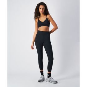 Champion M0371-KK001 Athletics Capri Leggings Siyah Kadın Tayt