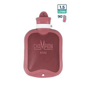 Champion Mini Kauçuk Termofor Pembe 1.5 lt Sıcak Su Torbası