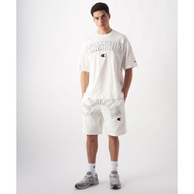 Champion Street Varsity Bermuda 221206-WW048 Beyaz Erkek Şort