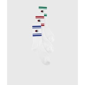 Champion U20081-WW009 Seasonal 3PK Crew Socks Beyaz Unisex Çorap