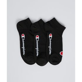 Champion U20100-KK001 Siyah Basics 3pk Sneaker Socks Unısex Çorap