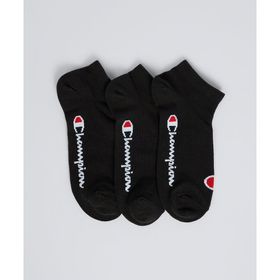Champion U20100-KK001 Siyah Basics 3pk Sneaker Socks Unısex Çorap