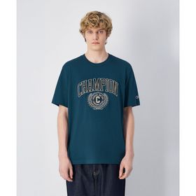 Champion Yearbook SS Tee 221174-GS579 Yeşil Erkek T-shirt