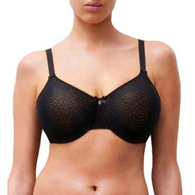 Chantelle C Magnifique Dikişsiz Astarsız Küçültücü Siyah Kadın Sütyen