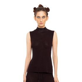 CHAOUICHE CHAZ0124 Nakışlı Siyah Kadın Bluz