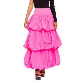 CHAOUICHE CHAZ0134 Balon Pembe Kadın Etek