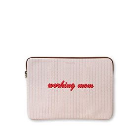 Chapters Pink Leaves Working Mom Deri 13"" - 14"" Kadın Laptop Kılıfı