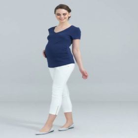 Charismom 740 Lacivert Hamile Bluz