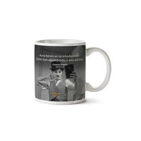 Charlie Chaplin En İyi Arkadaşım Baskılı Kupa