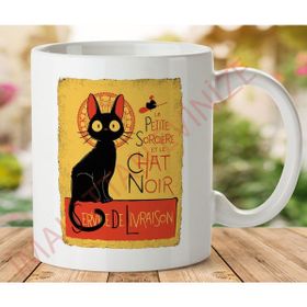 Chat Noir Baskılı Kupa