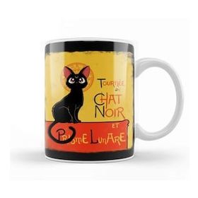 Chat Noir Porselen Kupa Bardak