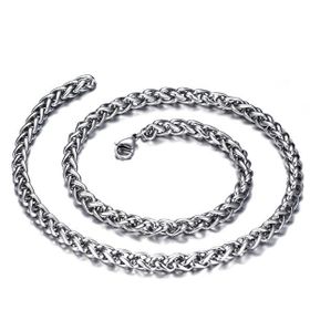 Chavin 50 cm. 3/4 mm. Burgu Çelik Erkek Zincir Kolye