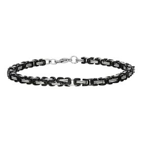 Chavin AZ68-4SY Gri Siyah Çelik 4 mm Erkek Bileklik