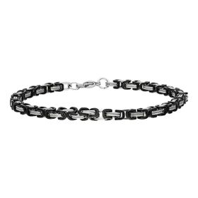 Chavin AZ68-4SY Gri Siyah Çelik 4 mm Erkek Bileklik