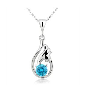 Chavin CC84 Topaz Melek Kanadı 002 crt. Pırlanta Gümüş Kolye