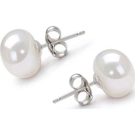 Chavin CE86-6 5-6 mm Gerçek İnci Çelik Kadın Küpe