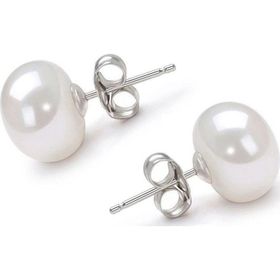 Chavin CE86-9 8-9 mm Gerçek İnci Çelik Kadın Küpe